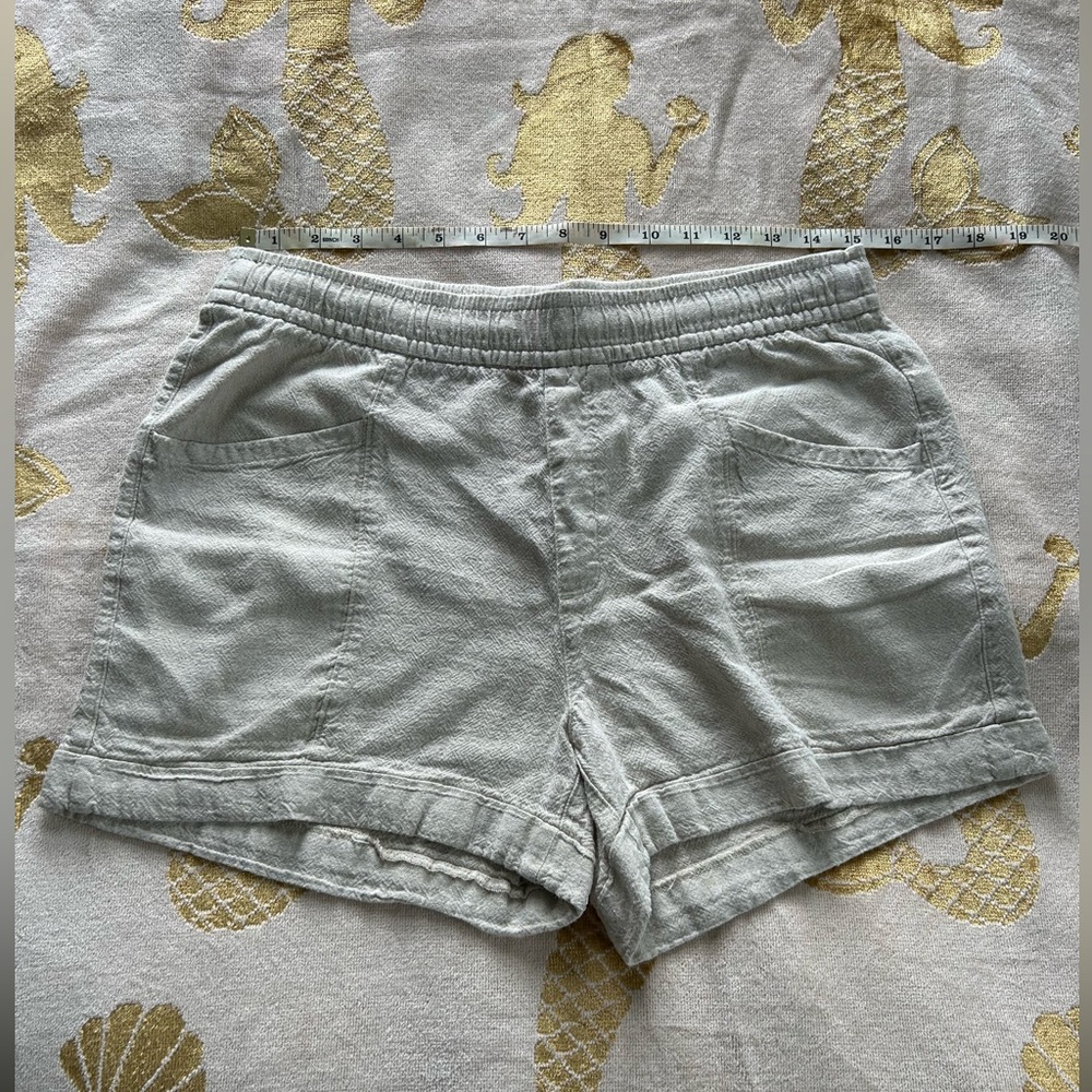 Women’s Old Navy High Rise Elastic Drawstring Linen Blend Shorts - Size M